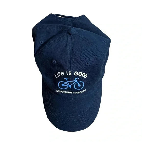 Life is Good Bicycle Adjustable Dad Hat (Sunriver Oregon) - Picture 3 of 8